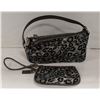 Image 1 : AUTHENTIC 2-PIECE COACH DESIGNER FABRIC PURSE