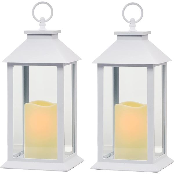 NEW 2 PACK OF YAKII ELECTRIC CANDLE LANTERNS