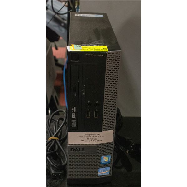 DELL OPTIPLEX 390 SMALL FORM