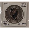 Image 1 : 2022 .999 FINE SILVER MAPLE LEAF 5 DOLLARS