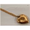 Image 1 : 1939 HEART SHAPED LADIES LOCKET WITH CHAIN