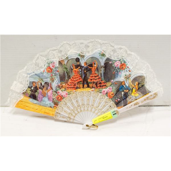 SPANISH STYLE FOLDABLE FAN