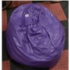 Image 1 : PURPLE LARGE BEAN BAG CHAIR-ESTATE