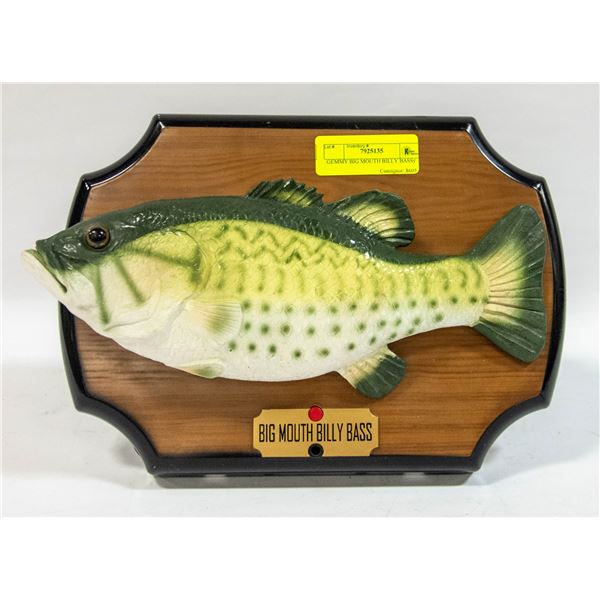 GEMMY BIG MOUTH BILLY BASS