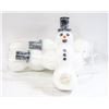Image 1 : BUNDLE OF 5 NEW SILICONE SNOWMAN PIPES WITH GLASS