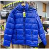 NEW GUESS MENS MEDIUM BLUE PUFFER COAT