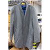 Image 1 : NEW MENS XL SIZE WOOL COAT, GREY