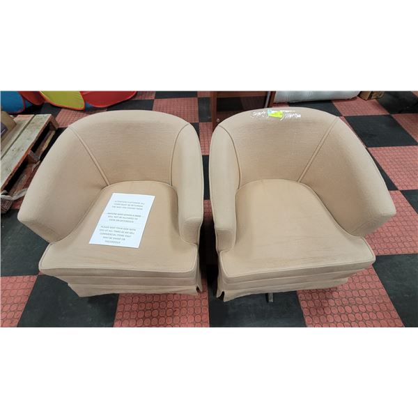 TUB CHAIRS SET OF 2