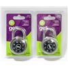 Image 1 : 2 NEW SEALED HEAVY DUTY COMBINATION PAD LOCKS