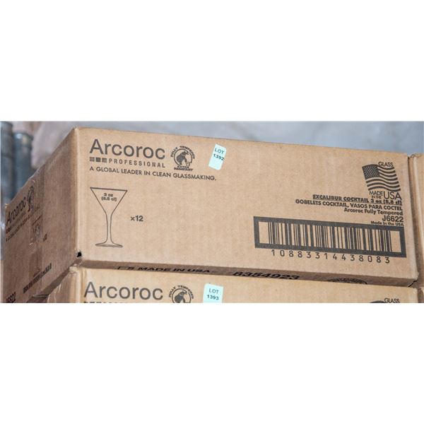 ARCROC CASE OF 12 COCKTAIL GOBLETS 3 OZ