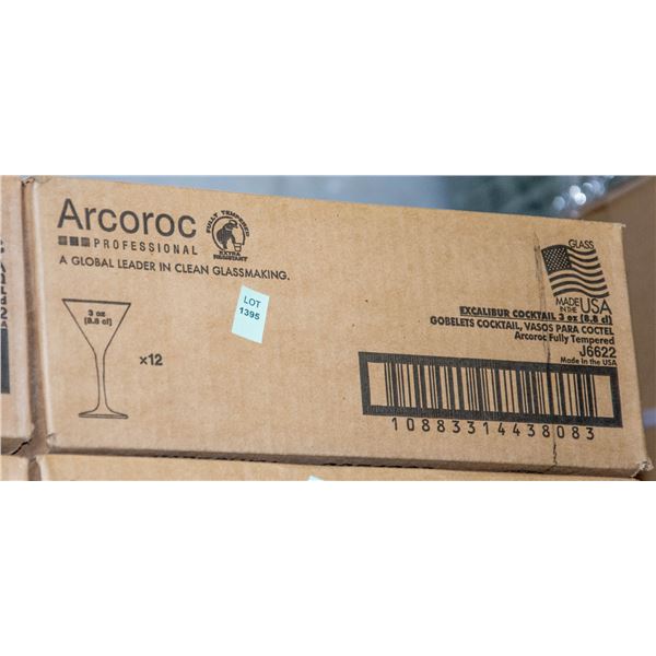 ARCROC CASE OF 12 COCKTAIL GOBLETS 3 OZ