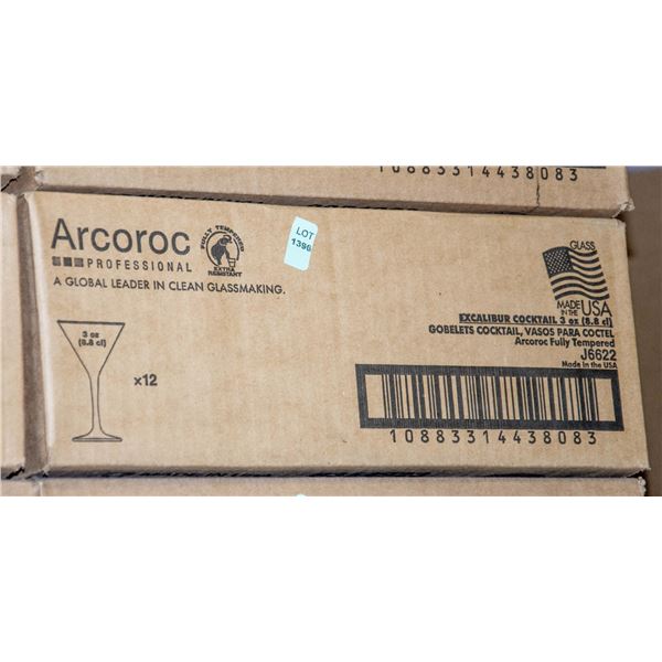 ARCROC CASE OF 12 COCKTAIL GOBLETS 3 OZ