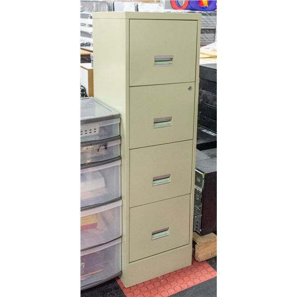 METAL 4 DRAWER FILING CABINET