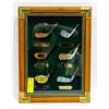 Image 1 : VINTAGE FRAMED GOLD CLUBS