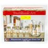 NEW ABYSSINIAN JUG & CUP GLASS SET 5