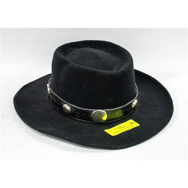 ESTATE 7 1/4 BLACK PRESTIGO COWBOY HAT-ESTATE