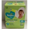 Image 1 : CASE OF PAMPERS COMPLETE CLEAN UNSCENTED