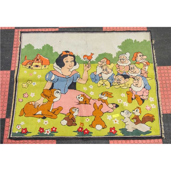 1960'S SNOW WHITE TAPESTRY LARGE