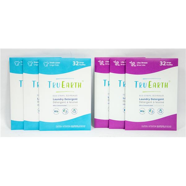 SEALED (6) TRU EARTH LAUNDRY