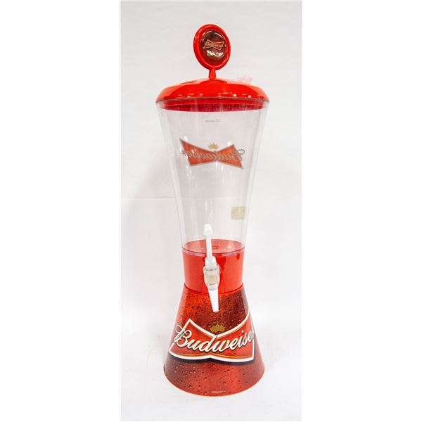 BUDWEISER BAR/COUNTERTOP BEER TUBE WITH