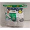 Image 1 : WHITE ANKLE SOCKS SIZE 12-16 6-PACK