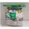 Image 1 : WHITE ANKLE SOCKS SIZE 12-16 6-PACK