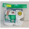 Image 1 : WHITE ANKLE SOCKS SIZE 6-12 6-PACK