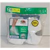 Image 1 : WHITE ANKLE SOCKS SIZE 6-12 6-PACK