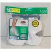 Image 1 : WHITE ANKLE SOCKS SIZE 6-12 6-PACK