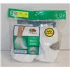 Image 1 : WHITE ANKLE SOCKS SIZE 6-12 6-PACK