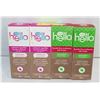 Image 1 : 4 PACKS OF HELLO TOOTHPASTE,BUBBLE GUM,WATERMELON