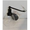 Image 1 : NEW 110 VOLT WALL SCONCE, METAL AND GLASS