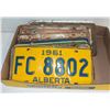 Image 1 : ASSORTMENT OF OLD LICENSE PLATES