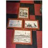 Image 1 : BUNDLE OF 4 LLOYD G. NOWLAN FRAMED PRINTS