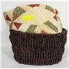 Image 1 : ESTATE FULL SIZE VINTAGE PATCHWORK QUILT