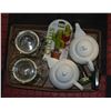 Image 1 : 2 NEW TEAPOTS, TEA INFUSER, MASON JAR INFUSER