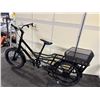 Image 2 : NO NAME BLACK 6 SPEED CARGO ELECTRIC BIKE WITH FULL DISC BRAKES & REAR CASE