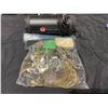 Image 2 : BAG OF ASSORTED COSTUME JEWELRY & MAXWEST BLUETOOTH SPEAKER