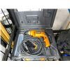 Image 2 : RIDGID R700 3/8" ELECTRIC DRILL IN HARD TRANSPORT CASE, & MASTERGRIP WOOD CUTTING HOLE SAW BIT SET