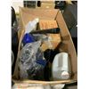 Image 2 : LOT OF ASSORTED CLEANING ITEMS INCLUDING: VACUUM ATTACHMENTS, HAND SOAP & ASSORTED SIZE ROUND