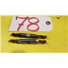 Image 1 : Set of Solide Carbide Double End Mill 3/16" & 1/4" 2 fl.