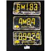 Image 1 : Lot of 3 Vintage Manitoba License Plates. 1 Says Farm