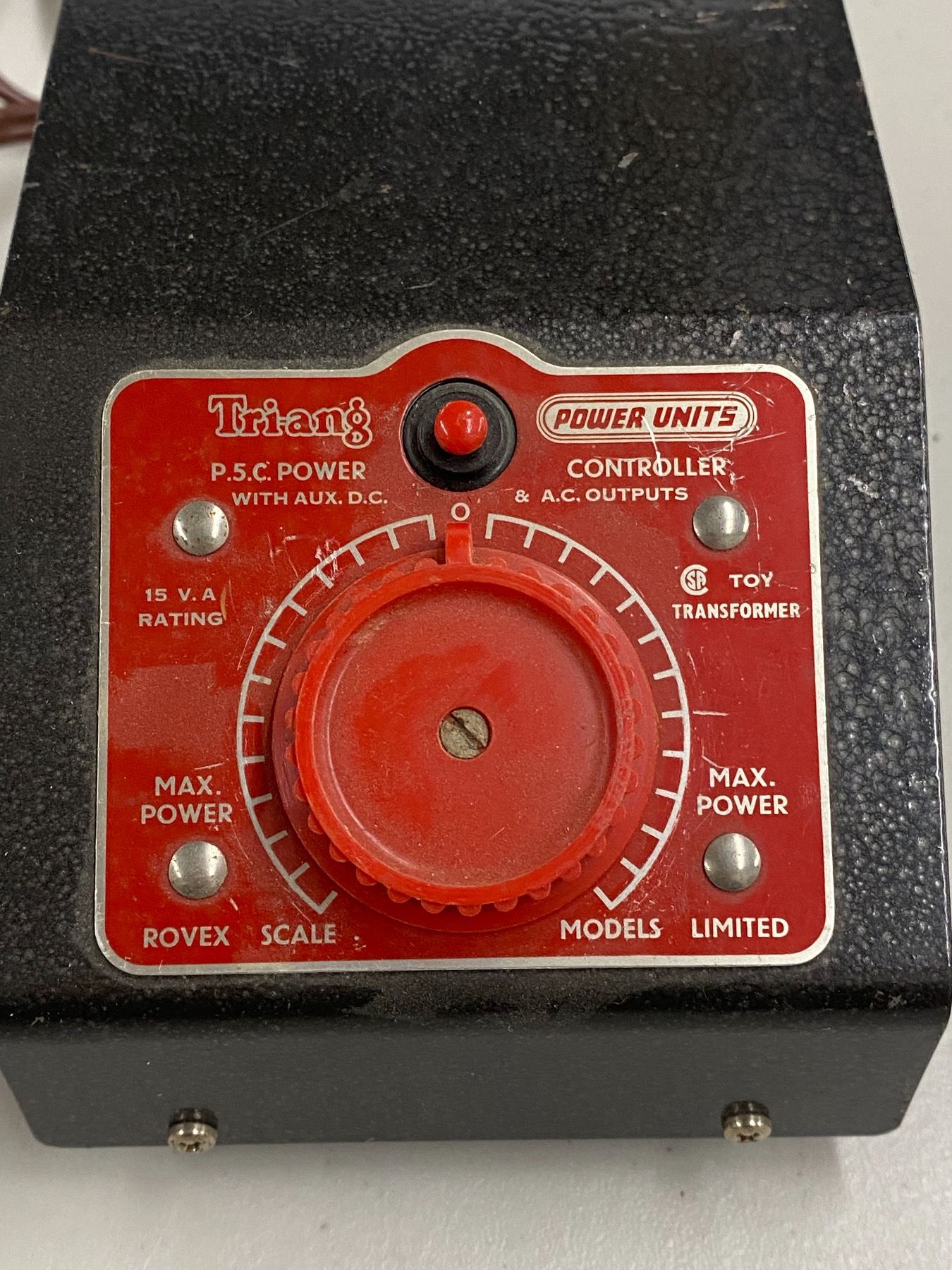 Vintage Triang Power Controller for Model Trains