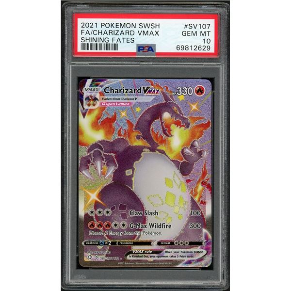 Pokemon: 2021 Charizard VMAX Shining Fates (PSA 10)