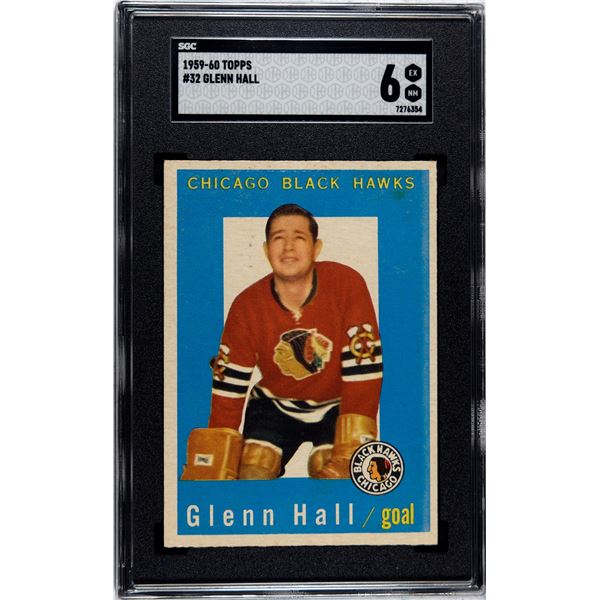 1959-60 Topps #32 Glenn Hall (SGC 6)