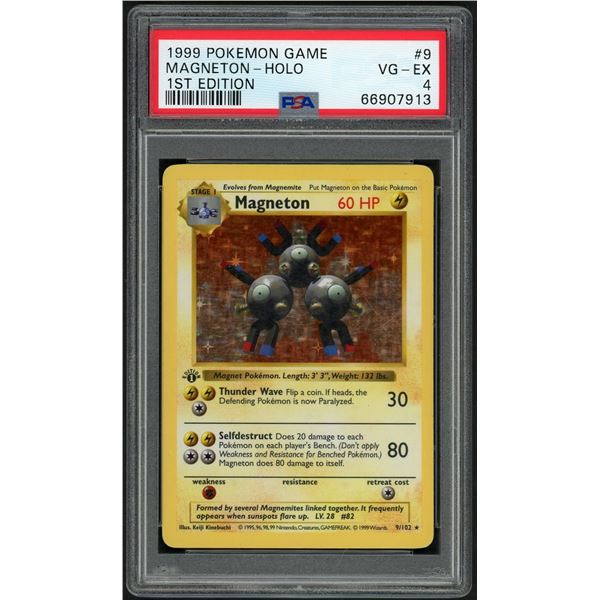 Pokemon: 1999 Magneton 1st Edition Holo (PSA 4)