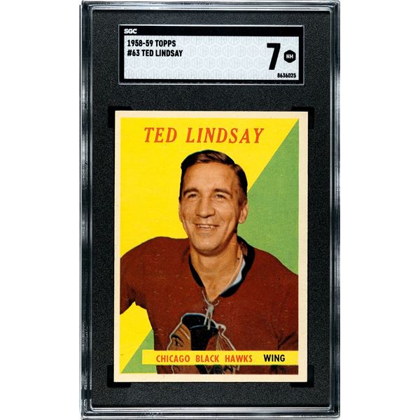 1958-59 Topps #63 Ted Lindsay (SGC 7)