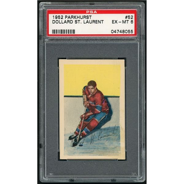 1952-53 Parkhurst #52 Dollard St. Laurent (PSA 6)