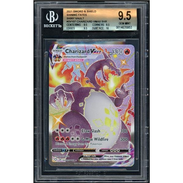 Pokemon: 2021 Charizard VMAX Shining Fates (BGS 9.5)