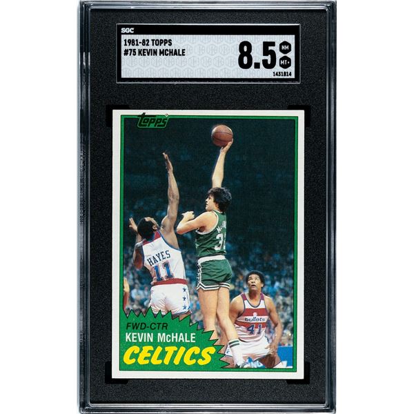 1981-82 Topps #75 Kevin McHale RC (SGC 8.5)